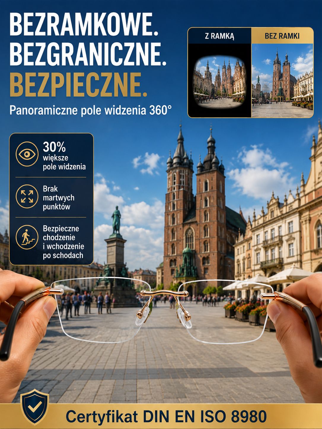 ⚡Inteligentne diamentowe okulary bez oprawek z autofokusem (1+1 GRATIS / Za pobraniem / Test za darmo)