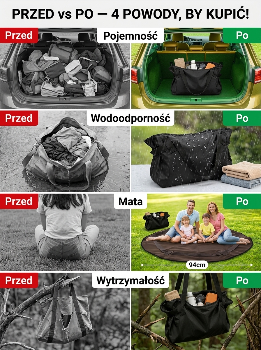 Wielofunkcyjna torba na ramię o dużej pojemności