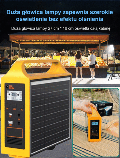 Solarna lampa do oświetlenia awaryjnego 