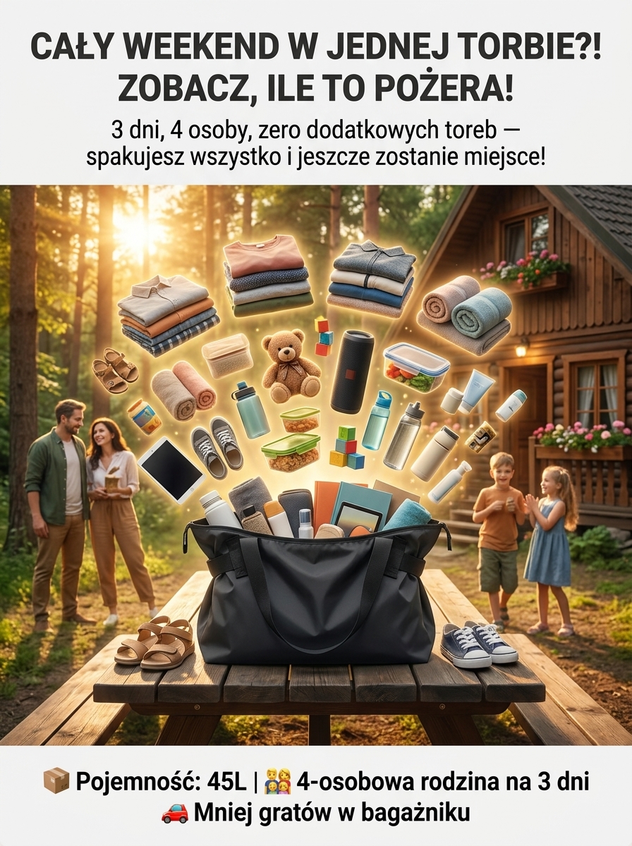 Wielofunkcyjna torba na ramię o dużej pojemności