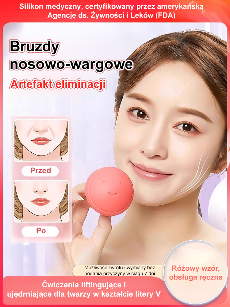 【Trener twarzy: Przekształć twarz w kształt V z kształtu U】