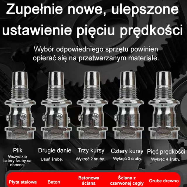 ⚙️🔩Miniaturowa, cicha gwoździarka wykonana w całości ze stali z łatwością przebija beton, stal i płyty żelazne jednym strzałem, zwiększając wydajność 10-krotnie