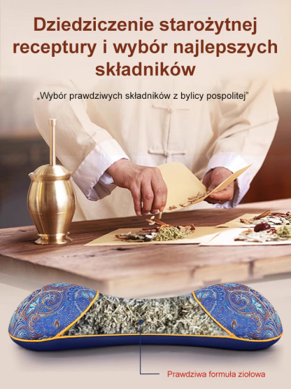 【Poduszka w kształcie kości z nagrzewaniem elektrycznym z piołunem】dla ochrony kręgosłupa szyjnego i