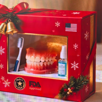 Komfortowe, naturalnie przylegające nakładki na górne i dolne zęby