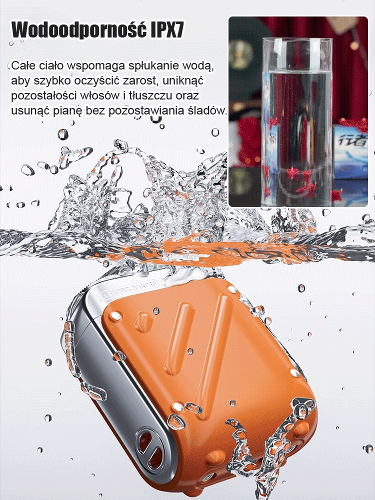 🪒Obrotowa elektryczna golarka podwójna.🪒