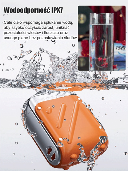 🪒Obrotowa elektryczna golarka podwójna.🪒