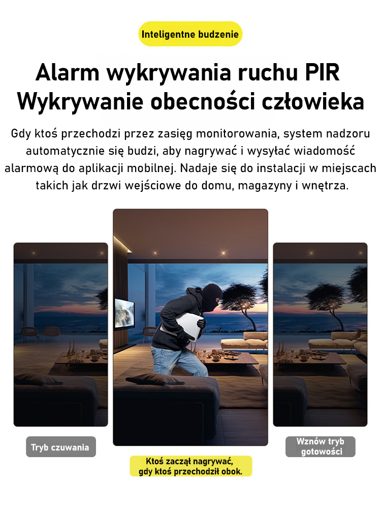 Mini kamera monitoringu zdalnego WiFi