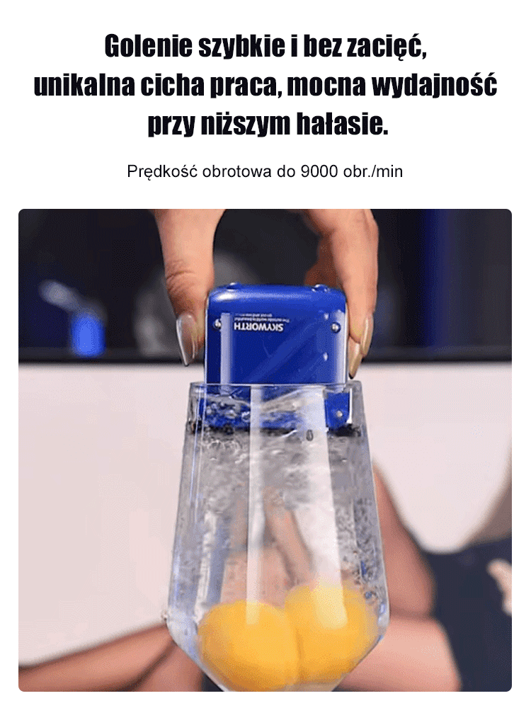 🪒Obrotowa elektryczna golarka podwójna.🪒