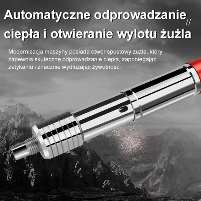 ⚙️🔩Miniaturowa, cicha gwoździarka wykonana w całości ze stali z łatwością przebija beton, stal i płyty żelazne jednym strzałem, zwiększając wydajność 10-krotnie