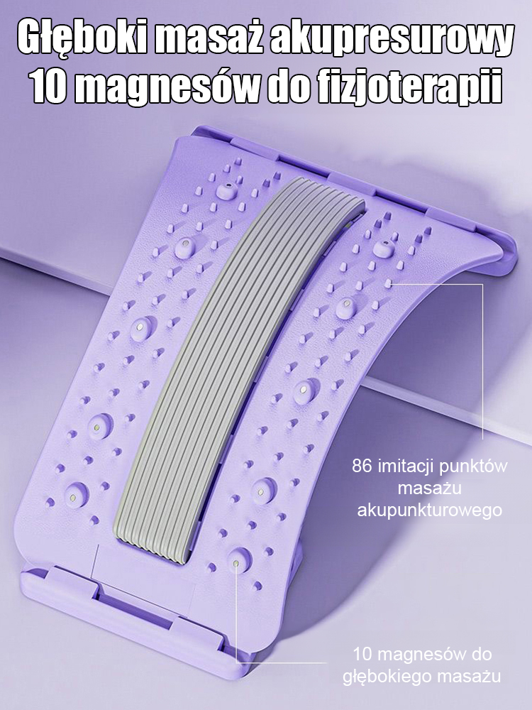 Akupunktura i masaż lędźwiowy do masażu magnetycznego