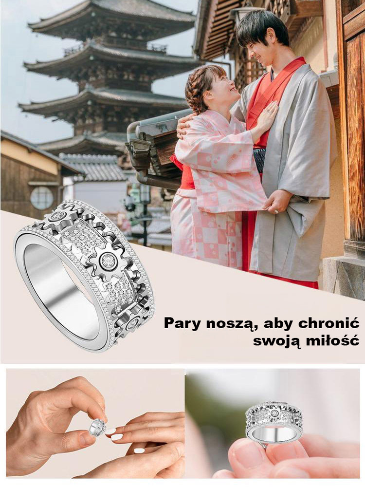 Zmienić los gwiaździstego nieba, obracający się pierścień zębaty.