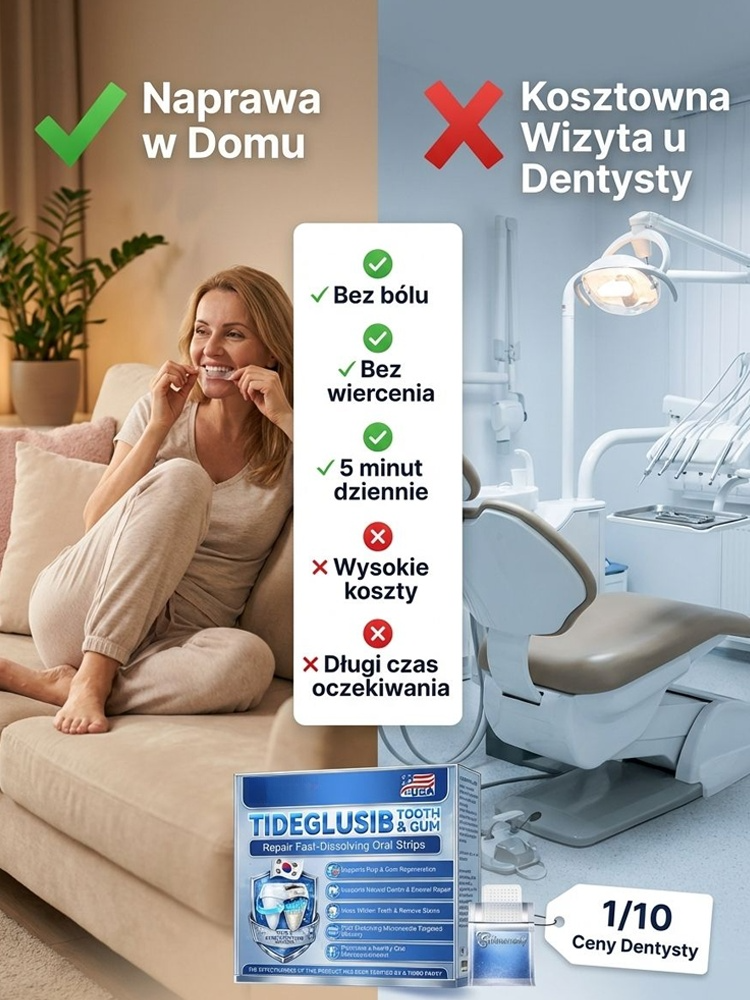 [Odkryj idealny uśmiech] Plastry regenerujące zęby