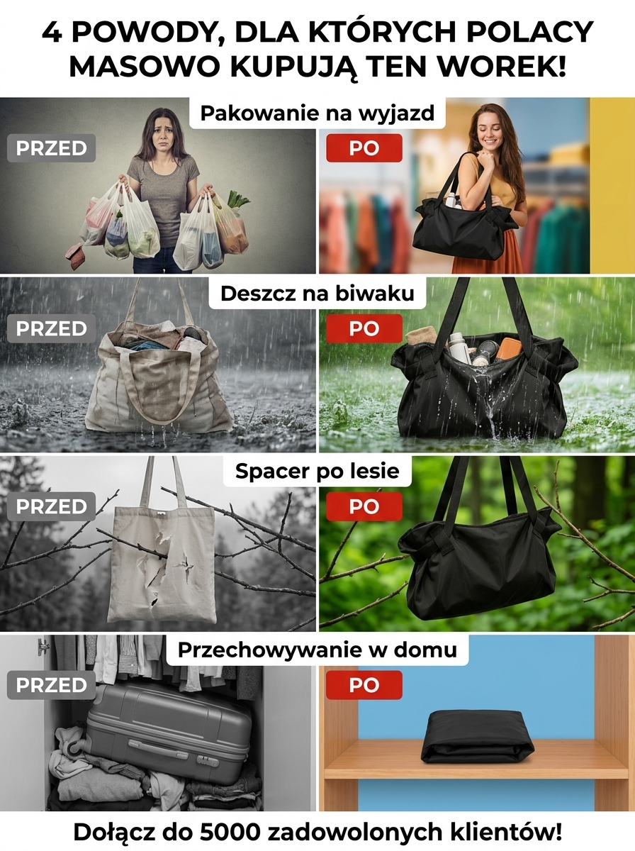 Wielofunkcyjna torba na ramię o dużej pojemności