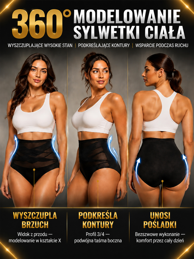 👍Niewidzialne Majtki Modelujące 3D z Efektem Push-Up i Płaskim Brzuchem-Ultra-lekki
