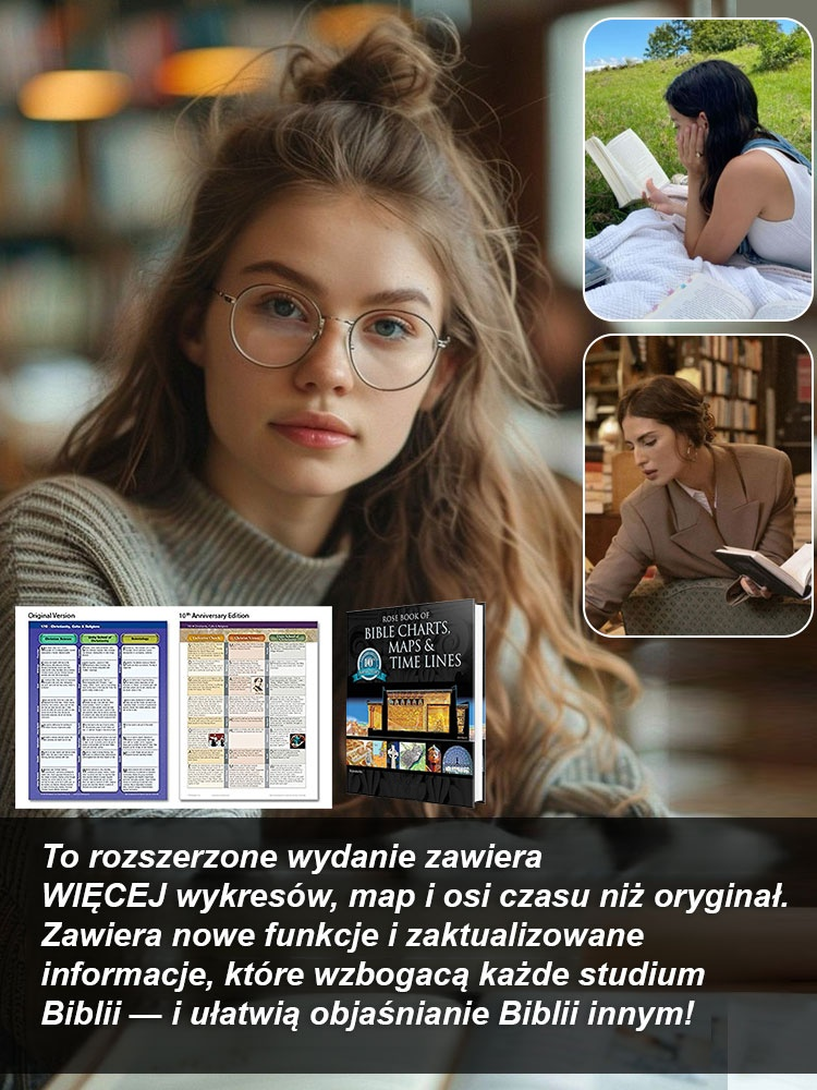 【Przewodnik po lokalizacji】Książka z wykresami, mapami i osiami czasu Biblii