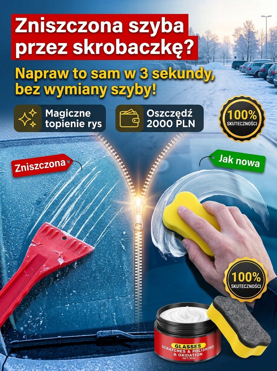 Niemiecka Nano-Pasta do Naprawy Szyb: Usuwanie Rys w 3 Sekundy