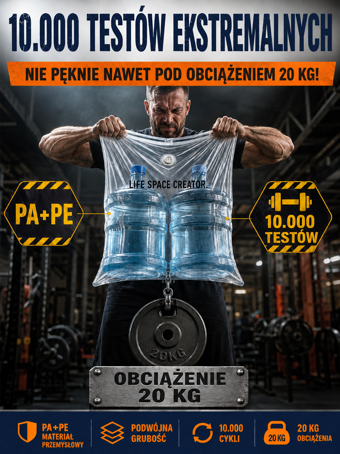 [Kup 1 Dostaniesz 1] Magiczny Worek Próżniowy Bez Pompki - Kompresja w 3 Sekundy