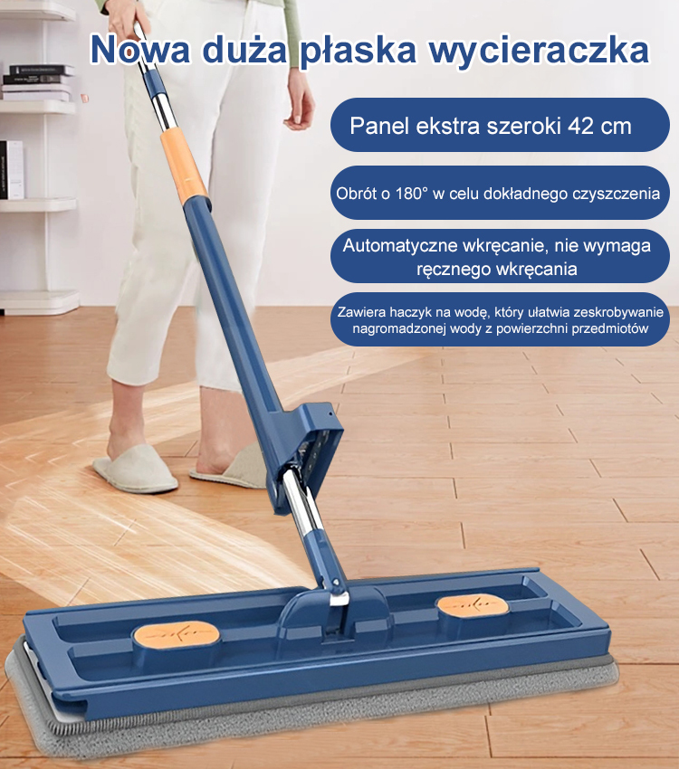 ✅ Nie wymaga mycia rąk, automatyczny mop ⏳ Czyści dom o powierzchni 50 metrów kwadratowych w 5 minut ✨ Obrót o 360 stopni zapewnia dokładne czyszczenie we wszystkich kierunkach