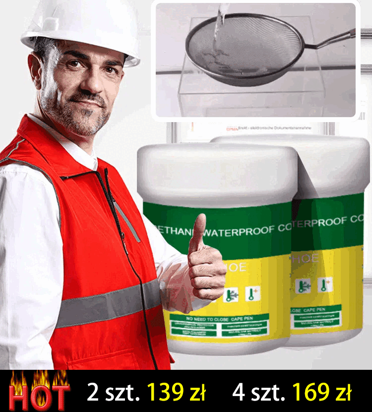 Przezroczysty wodoodporny klej