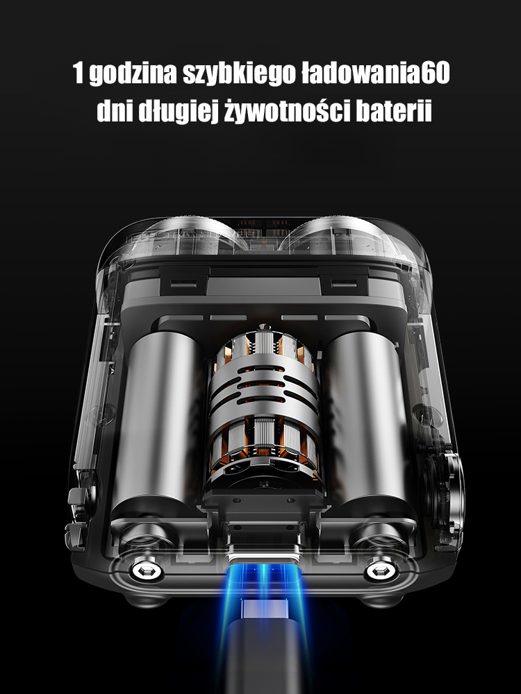 🪒Obrotowa elektryczna golarka podwójna.🪒