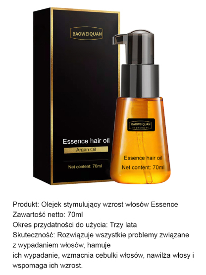【Polecane przez lekarzy, efekty już po trzech dniach】Olejek do włosów przeciw wypadaniu i wspomagający wzrost