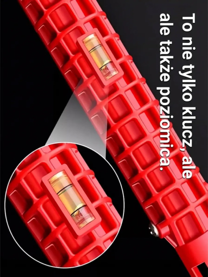 Wielofunkcyjny klucz do zlewu 8 w 1, stworzony, aby z łatwością dostać się w ciasne przestrzenie!