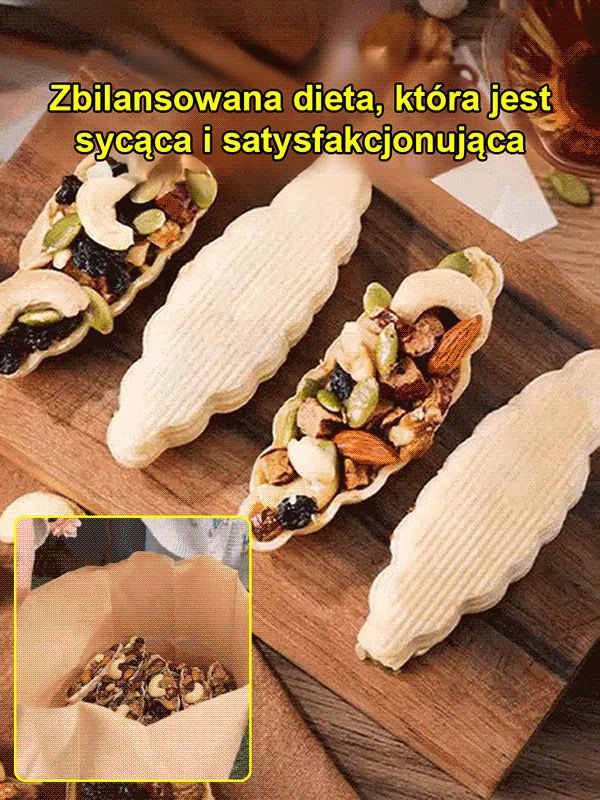 🥐🥐Wieża z orzechami Eight Treasure. Naturalne orzechy łagodzą stres żołądka i jelit.