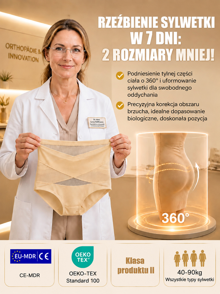 👍Niewidzialne Majtki Modelujące 3D z Efektem Push-Up i Płaskim Brzuchem-Ultra-lekki