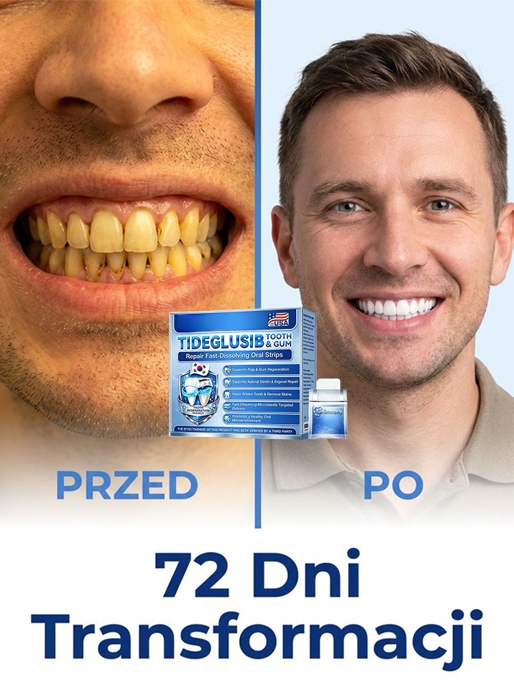 [Odkryj idealny uśmiech] Plastry regenerujące zęby