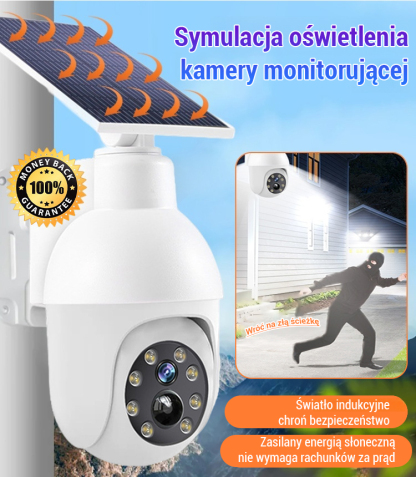 【Bez okablowania, bez Wi-Fi】Nowa generacja ulepszonej lampy monitorującej zasilanej energią słoneczną