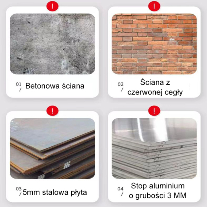 ⚙️🔩Miniaturowa, cicha gwoździarka wykonana w całości ze stali z łatwością przebija beton, stal i płyty żelazne jednym strzałem, zwiększając wydajność 10-krotnie