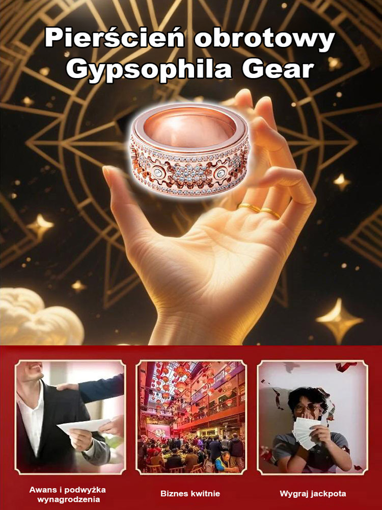 Zmienić los gwiaździstego nieba, obracający się pierścień zębaty.