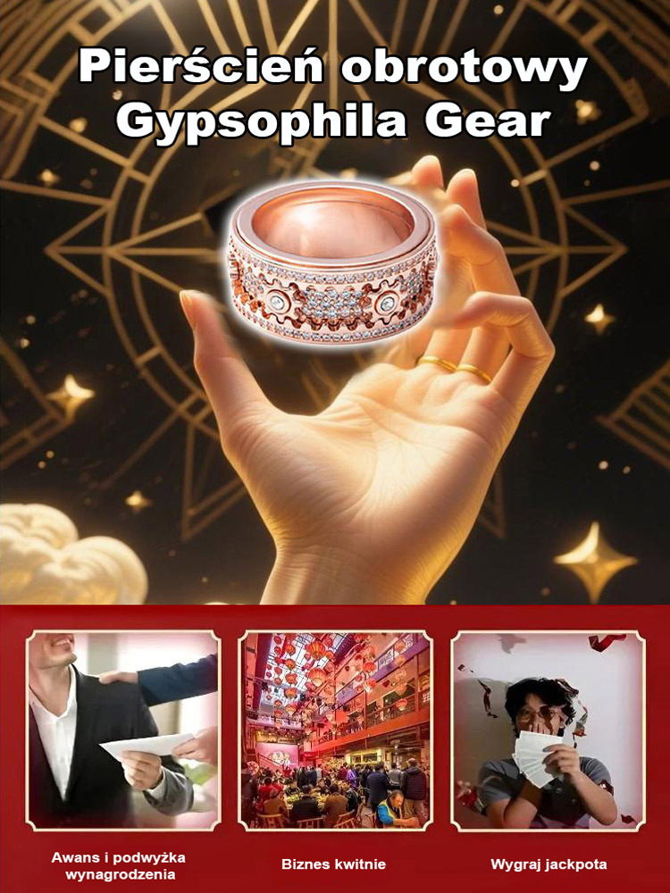 Zmienić los gwiaździstego nieba, obracający się pierścień zębaty.