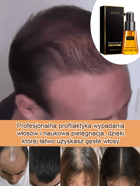 【Polecane przez lekarzy, efekty już po trzech dniach】Olejek do włosów przeciw wypadaniu i wspomagający wzrost