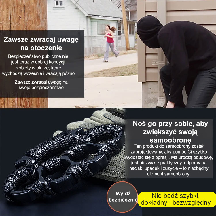 Samochodowy młotek do samoobrony i rozbijania szyb