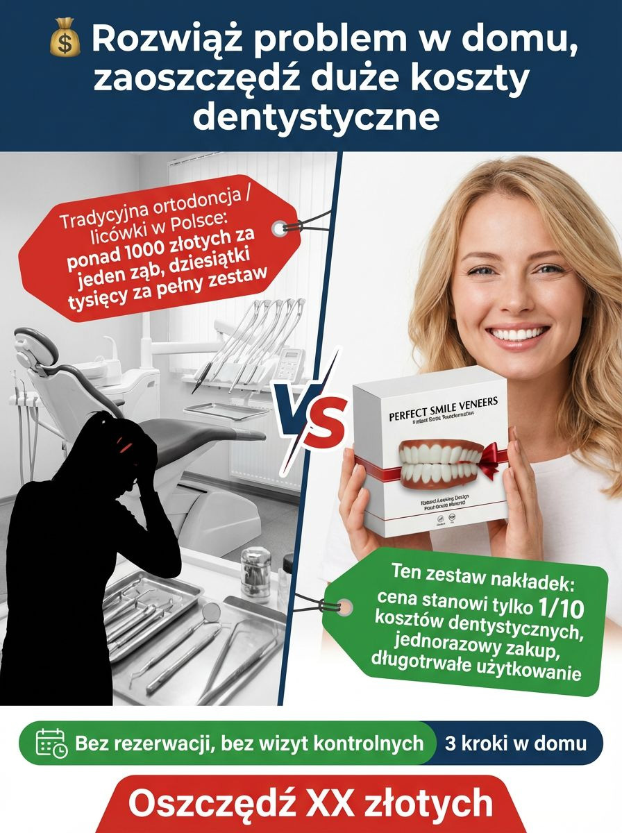 [Bez trudu ukryj niedoskonałości] Licówki stomatologiczne o pełnym kryciu (klasy spożywczej)