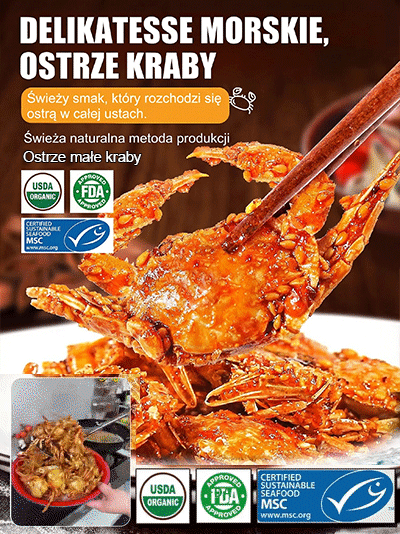 Odkryj JS Chrupiące Mini Kraby Morskie (Ready-to-Eat) – wyjątkowy przysmak, który chrupie jak nic innego! 🤤✨