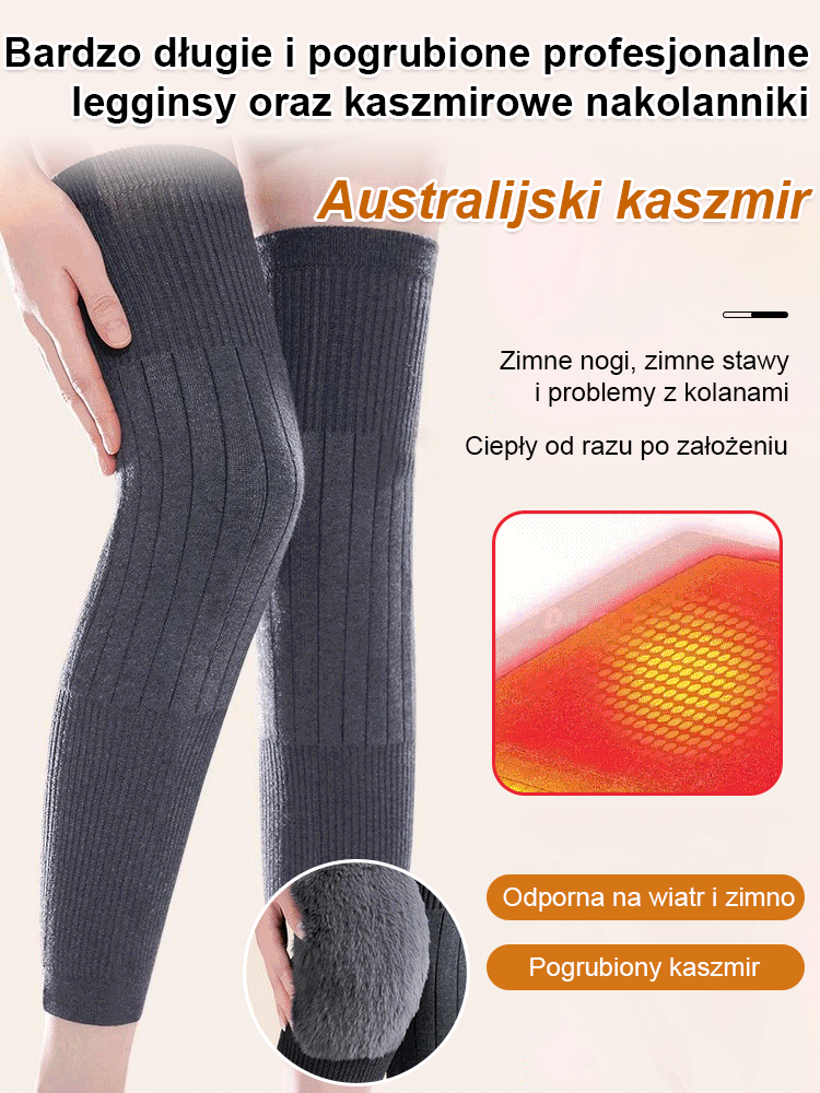 Kup jeden, drugi gratis🔥 Kup dwa, cztery gratis🔥 Przedłużane ciepłe nakolanniki z wełny owczej🐑 Moje kolana już więcej nie będą boleć z powodu zimna.