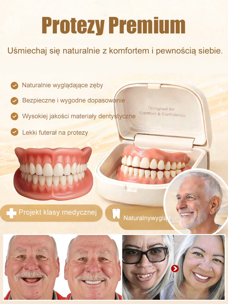 [W zestawie przenośne etui stomatologiczne] Odzyskaj uśmiech dzięki protezie
