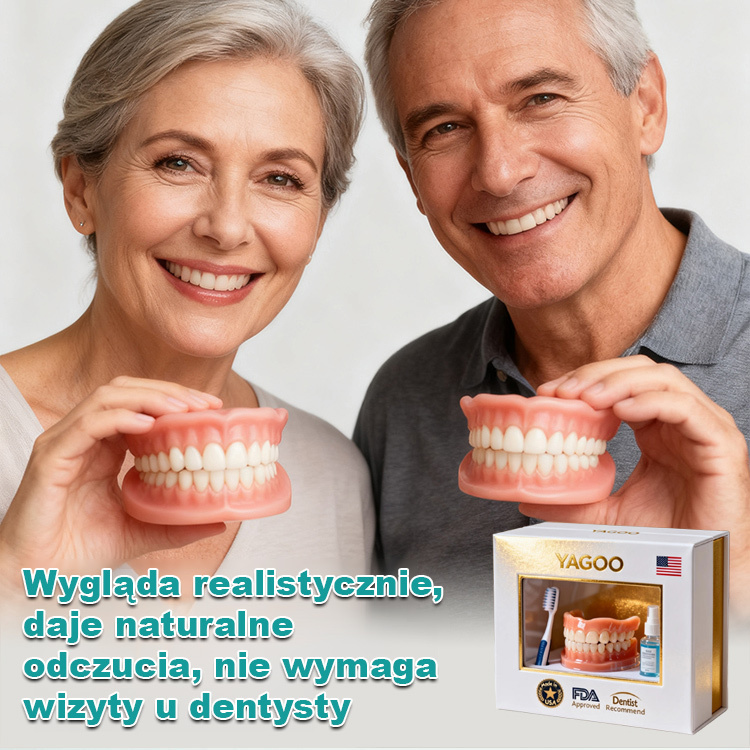 Protezy zębowe ROSOPL | FDA | Naturalny wygląd | DOSTAWA ZA POBRANIEM