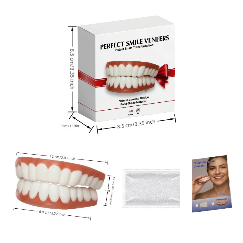 [Bez trudu ukryj niedoskonałości] Licówki stomatologiczne o pełnym kryciu (klasy spożywczej)