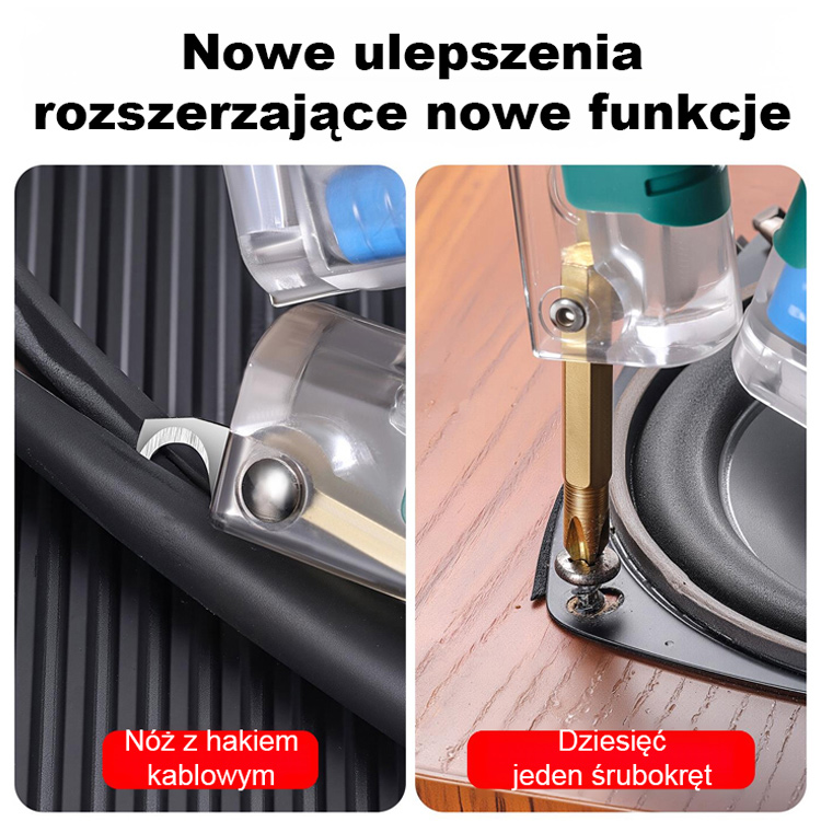 SEESE 10 w 1 – narzędzie do ściągania izolacji i skręcania przewodów, szczypce z testerem napięcia, nożyczki do kabli, wykrywanie napięcia od 12 V do 250 V (pod napięciem, bez napięcia, przewód pod napięciem), prąd przemienny i stały, sygnały dźwiękowe i 
