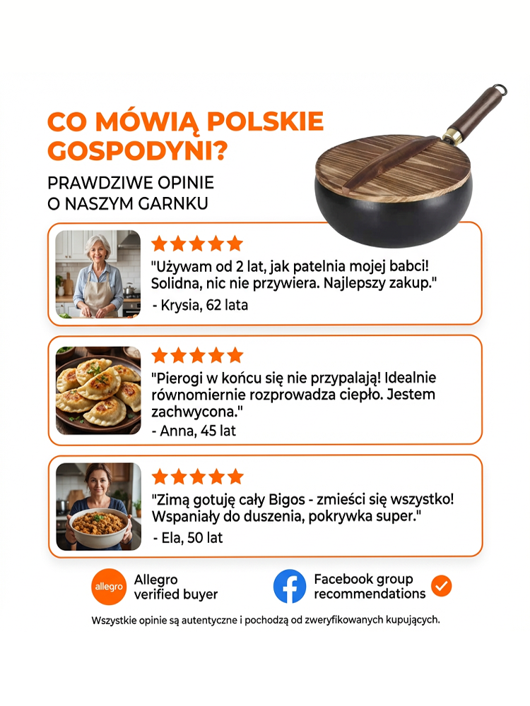 Patelnia nieprzywierająca, wyprodukowana w Japonii, z niemieckim certyfikatem zdrowotnym.