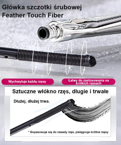 Powiększ oczy Maskara z małą szczoteczką