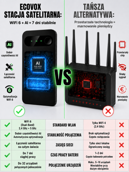 [Karta SIM nie jest wymagana, globalny dostęp] Przenośne, szybkie Wi-Fi 6 | Bezpłatny roaming w ponad 150 krajach. Pożegnaj rozłączenia w dowolnym miejscu i czasie!