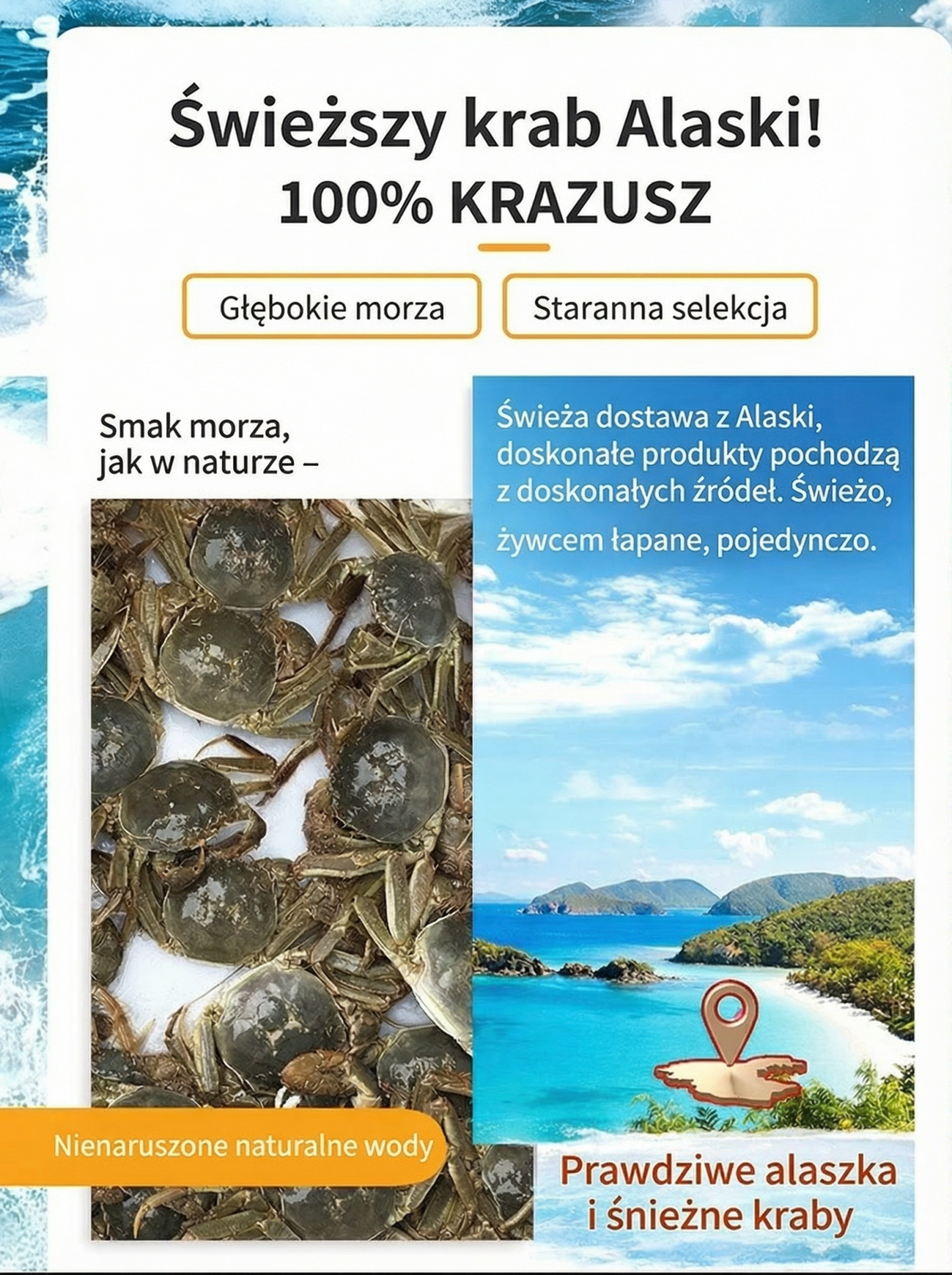 Odkryj JS Chrupiące Mini Kraby Morskie (Ready-to-Eat) – wyjątkowy przysmak, który chrupie jak nic innego! 🤤✨