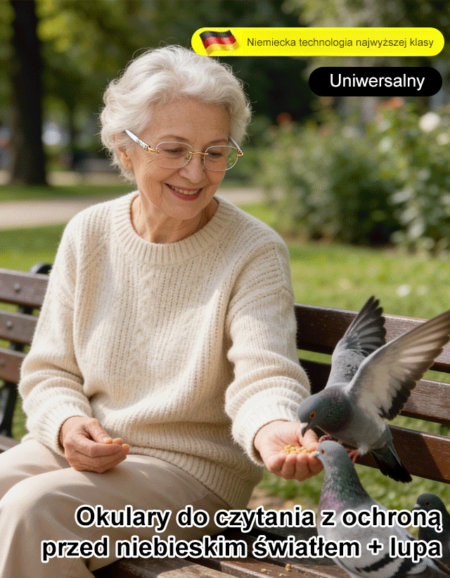 Bez badania wzroku – Technologia optyczna Jena – inteligentne soczewki progresywne „Gwiazdowe Niebo” | Automatyczne ustawienie ostrości dla krótkowzroczności i dalekowzroczności | Filtr światła niebieskiego | Fotoczułe przyciemnianie | Bardzo lekka oprawk