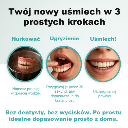 Protezy zębowe ROSOPL | FDA | Naturalny wygląd | DOSTAWA ZA POBRANIEM