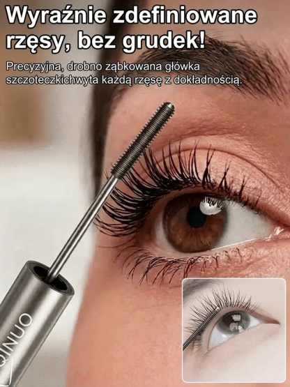 Podkręcający, wydłużający, trwały tusz do rzęs w tubce