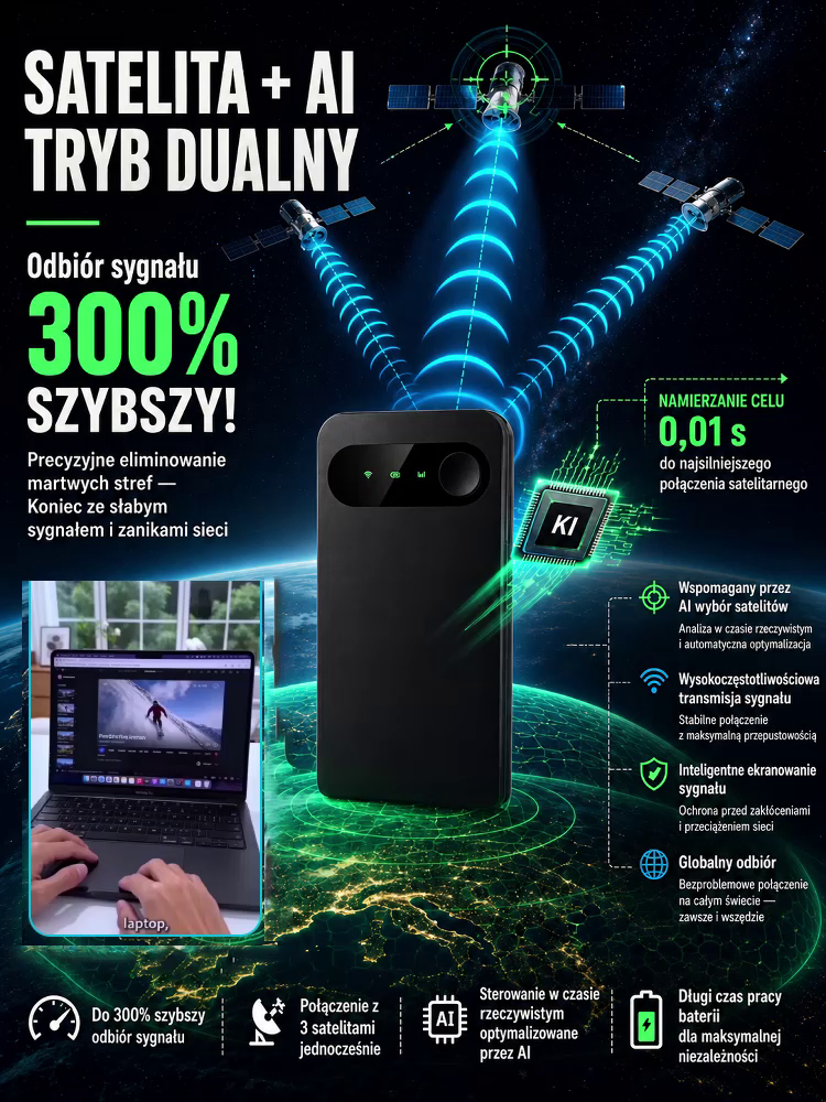 [Karta SIM nie jest wymagana, globalny dostęp] Przenośne, szybkie Wi-Fi 6 | Bezpłatny roaming w ponad 150 krajach. Pożegnaj rozłączenia w dowolnym miejscu i czasie!